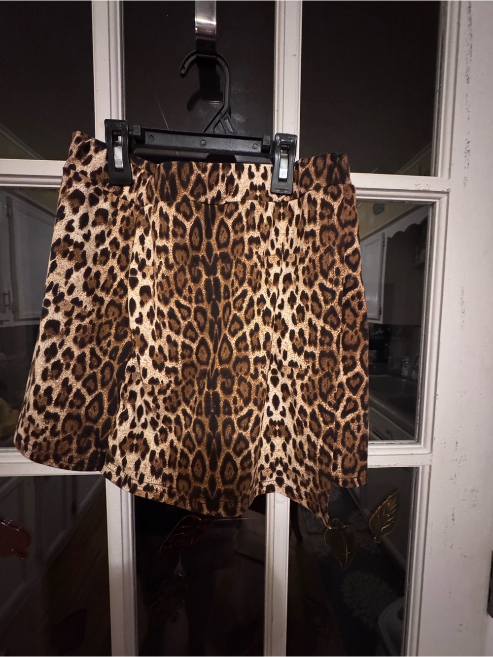 Girls' Leopard Print Skort in Brown - Kids Bottoms
